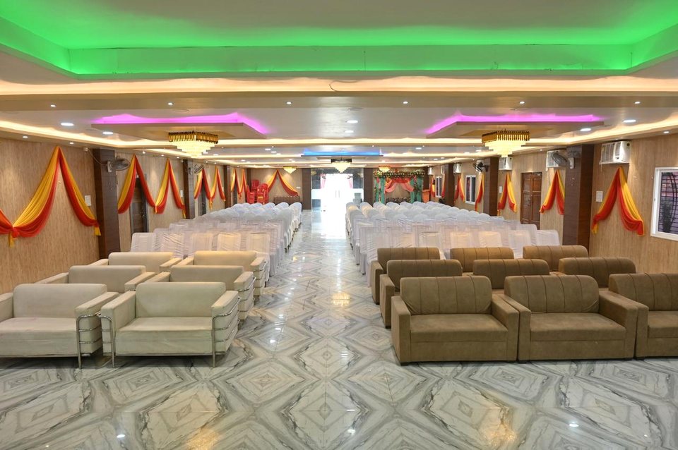 VIP lounge and banquet hall interior for corporate events